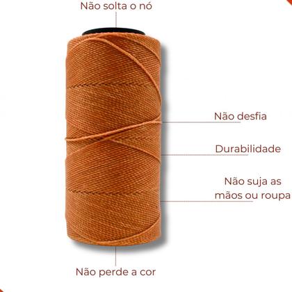 Imagem de Linha encerada settanyl em poliester com 100g