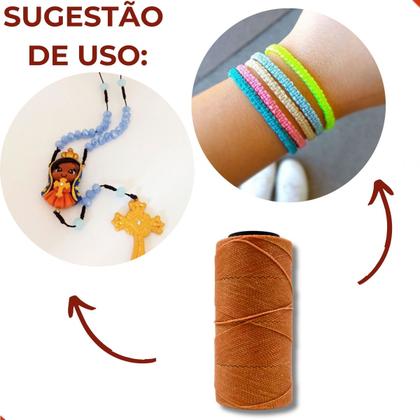 Imagem de Linha encerada settanyl em poliester com 100g