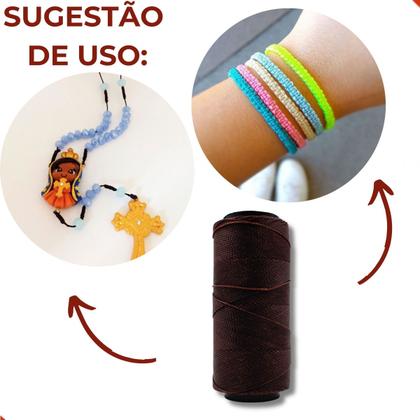 Imagem de Linha encerada settanyl em poliester com 100g