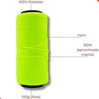 Imagem de Linha encerada settanyl em poliester com 100g