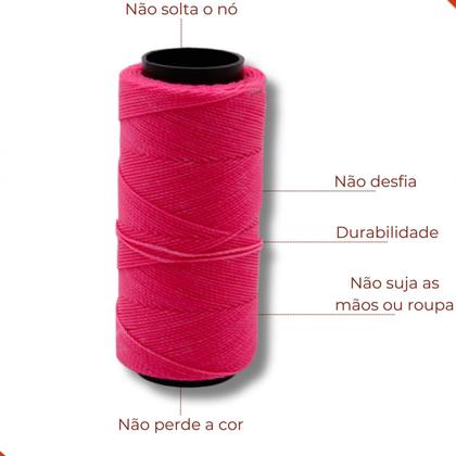 Imagem de Linha encerada settanyl em poliester com 100g