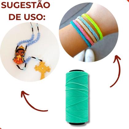 Imagem de Linha encerada settanyl em poliester com 100g