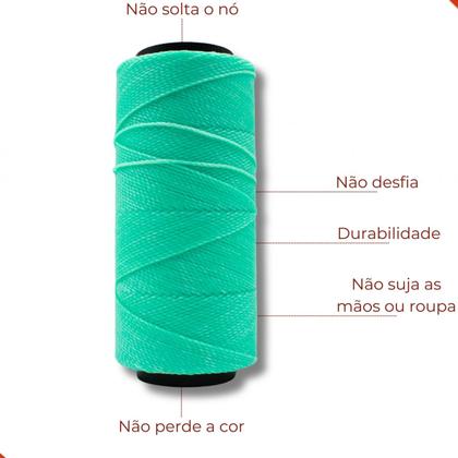 Imagem de Linha encerada settanyl em poliester com 100g