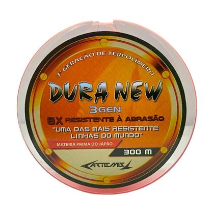Imagem de Linha Mono Super Resistente Artemis Dura New 300m 0.40mm 40Lbs Varias cores