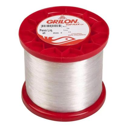 Imagem de Linha Monofilamento Grilon Top Flex Branca - Mazzaferro