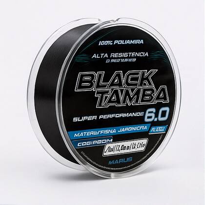 Imagem de Linha Monofilamento Maruri Black Tamba 300m Preta 0.43mm 37lb 16.78kg