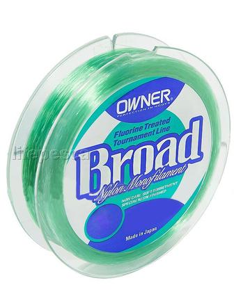 Imagem de Linha Monofilamento Owner Broad 0,37mm 26lb/11,8kg - 300 Metros