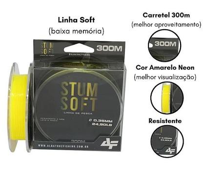 Imagem de Linha Monofilamento Stum Soft 0,35mm 300m Albatroz Fishing