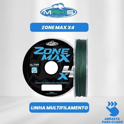 Imagem de Linha Multifilamento 0,14mm Zone Max 4x Oliva Makis Fishing