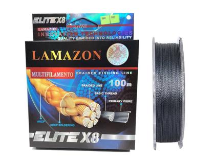 Imagem de Linha Multifilamento Lamazon Elite X8 Cinza 100 Metros - Varias Espessuras