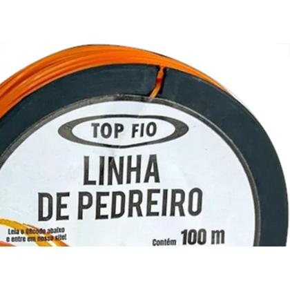 Imagem de Linha Pedreiro Top Fio Lisa Lr 100Mt - Kit C/12 Unidades