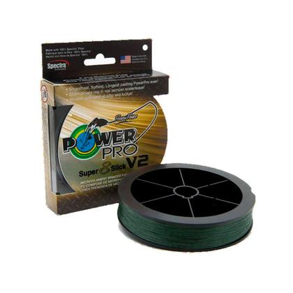 Imagem de Linha Pesca Power Pro 150YD Super 8 Slick V2 Verde Musgo Microfilamento