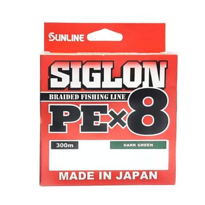 Imagem de Linha pesca sunline siglon dark green x8 50lbs 300m 0,296mm