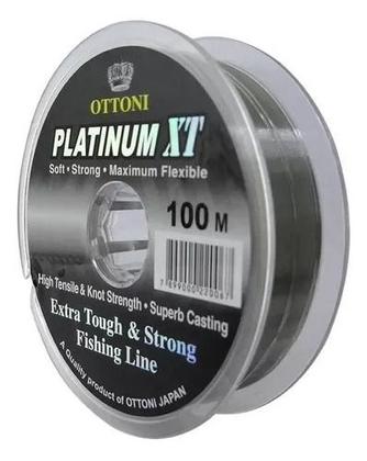 Imagem de Linha Platinum Xt Ottoni 0,60mm 100mts 46,5Kg Monofilamento