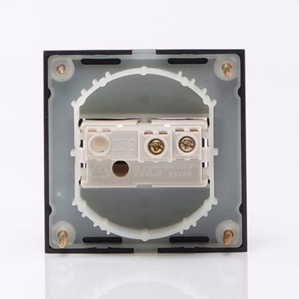 Imagem de Linha Sleek Ebony Interruptor Simples P/ Móvel E Drywall