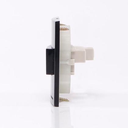 Imagem de Linha Sleek Ebony Interruptor Simples P/ Móvel E Drywall