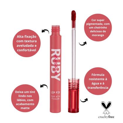 Imagem de Lip fix tint ruby kisses blueberry pie llt04b 2ml