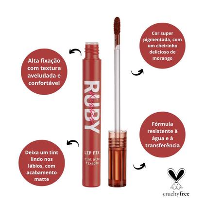 Imagem de Lip fix tint ruby kisses feeling powerful llt03b 2ml