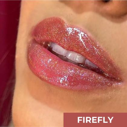Imagem de Lip Gloss Labial Ruby Rose Com Glitter Brilho Hidratante 5ml Não Pegajoso