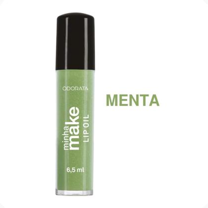 Imagem de Lip Oil Gloss Labial Hidratante De Menta Não Pegajoso Minha Make Odorata 6,5ml REF 2424
