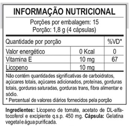 Imagem de Liprost E Licopeno com Vitamina E Unilife 60 Cápsulas