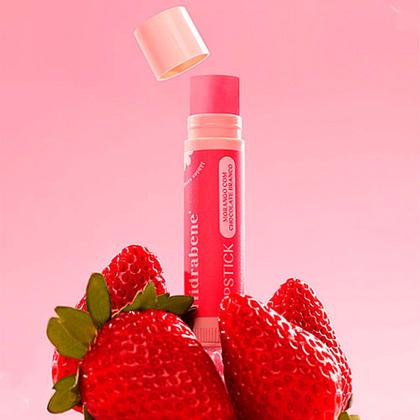 Imagem de Lipstick Morango c/ Chocolate Branco - Hidrabene