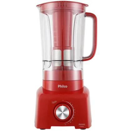 Imagem de Liquidificador 12 Velocidades Philco Vermelho C/Filtro 1200w 110v