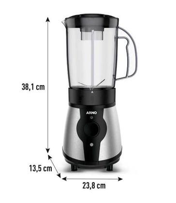 Imagem de Liquidificador Arno Blender Actimix LQ01 Prata 127V