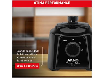 Imagem de Liquidificador Arno LQ10 Power Mix Com 2 velocidades e Jarra 2 Litros Preto