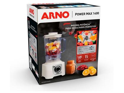 Imagem de Liquidificador Arno Power Max Comfort Marfim LN64 3,1L 1400W 127V