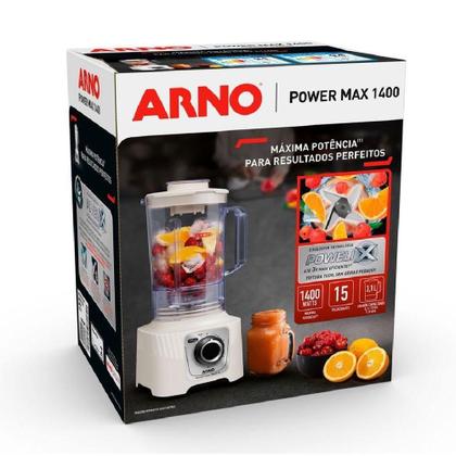 Imagem de Liquidificador Arno Power Max Comfort Marfim LN64 3,1L 1400W 220V