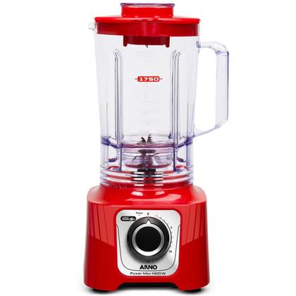 Imagem de Liquidificador Arno Power Max LN56 Vermelho1400W 110V