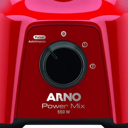 Imagem de Liquidificador Arno Power Mix 2Litros - Vermelho 220V
