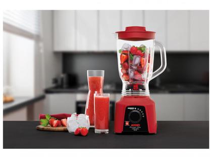 Imagem de Liquidificador Arno Power Mix Limpa Fácil Vermelho