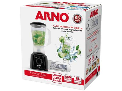 Imagem de Liquidificador Arno Power Mix LQ10 550W 2L 2 Velocidades Preto 220V