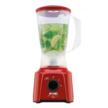 Imagem de Liquidificador Arno Power Mix LQ11 2 Velocidades com Função Pulsar 550W Vermelho
