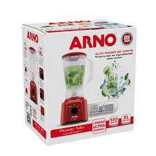 Imagem de Liquidificador Arno Power Mix LQ11 550W 2L 2 Velocidades Vermelho 127V