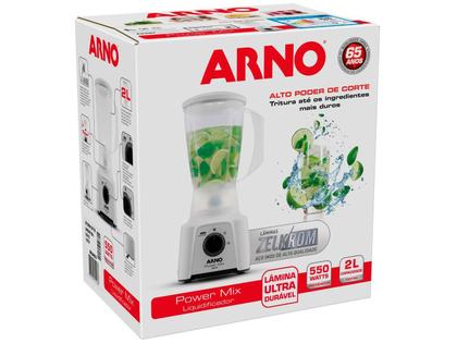 Imagem de Liquidificador Arno Power Mix LQ12 com Função Pulsar 550W Branco