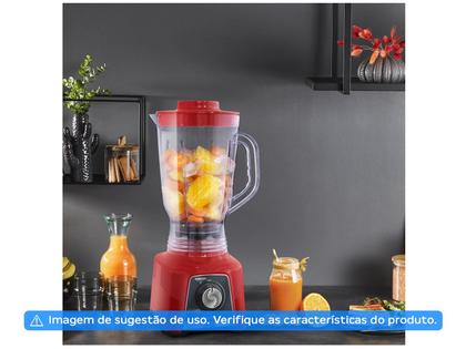 Imagem de Liquidificador Arno Power Mix LQ36 15 Velocidades 700W Vermelho