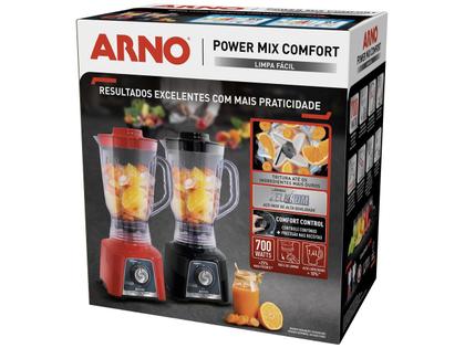 Imagem de Liquidificador Arno Power Mix LQ36 15 Velocidades 700W Vermelho