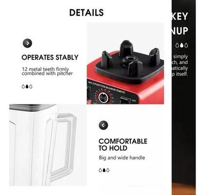Imagem de Liquidificador Blender 2 Litros Comercial Alta Rotação 220V