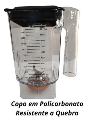 Imagem de Liquidificador Blender Alta Potencia 1500 Watts Real Bja 2l voltagem 127v