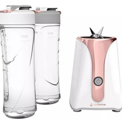 Imagem de Liquidificador blender cadence c/2 squeeze 500ml 600w - rosa 127v