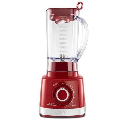 Imagem de Liquidificador Britânia BLQ1300V Fortis Turbo, 3 Litros, 1400W, 127V, Vermelho - 33101272