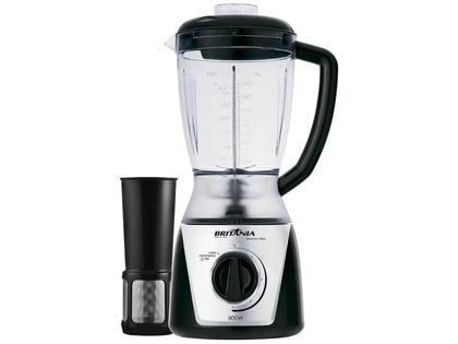 Imagem de Liquidificador Britânia Eletronic Filter 1,5L - Preto e Prata com Filtro 4 Velocidades 800W