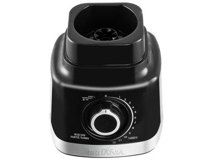 Imagem de Liquidificador Britânia Fortis Turbo BLQ1300P Preto com Filtro 12 Velocidades + Pulsar 1400W