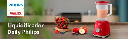 Imagem de Liquidificador Daily Philips Walita, 2L, 550W-VERMELHO- 110V ou 220V - RI2110/01