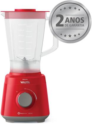 Imagem de Liquidificador Daily Philips Walita, 2L, 550W-VERMELHO- 110V ou 220V - RI2110/01
