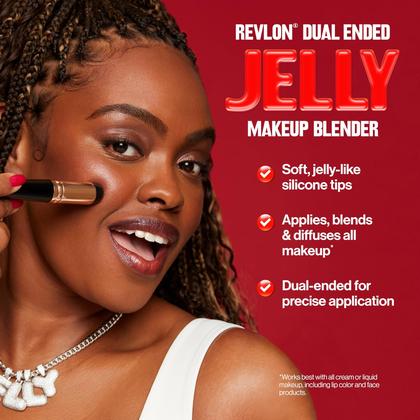 Imagem de Liquidificador de Maquiagem Revlon Dual Ended Jelly Silicone - 1 Unidade