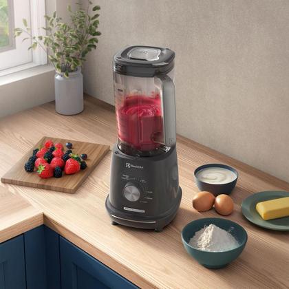 Imagem de Liquidificador Electrolux 1500W 3.2L Efficient TriForce 15 Velocidades Cinza EBL1500